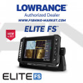 LOWRANCE Elite-7 FS Combo - Цветен Multi Touch Scren сонар с GPS - без сонда / BG Menu